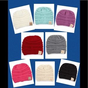 Infant Baby Authentic C.C Exclusives Knit Beanie Hat Assorted Colors NWT in Pkg